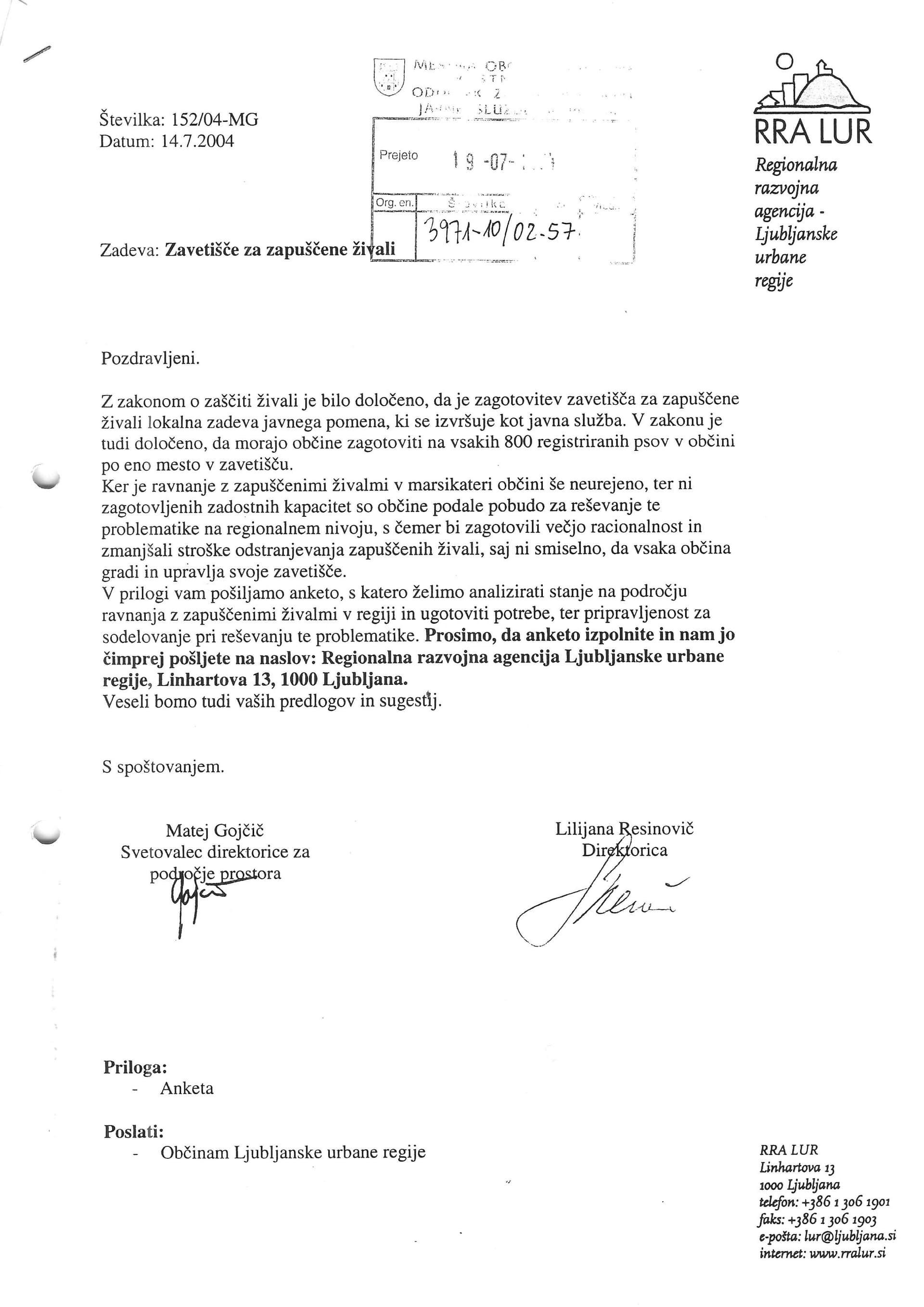 Ideja o regionalnem zavetišču